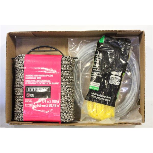 NEW ROPE PLUS WIRE CABLE