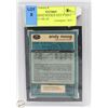 Image 2 : ANDY MOOG ROOKIE KSA 9 MINT GRADED 1981-82