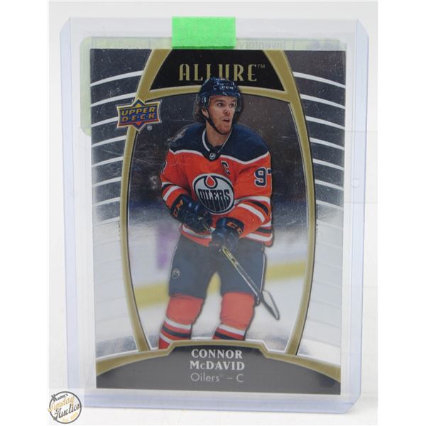 CONNOR MCDAVID ALLURE 2019-20 INSERT RAW CARD