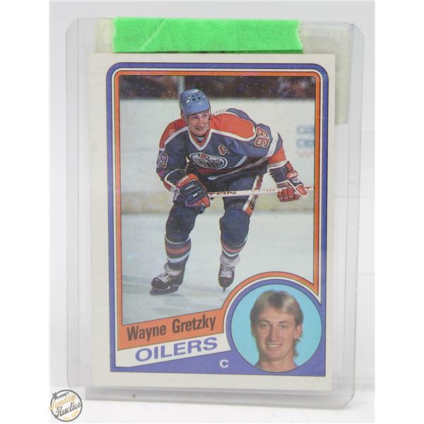WAYNE GRETZKY 1984-85 TOPPS RAW CARD