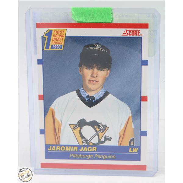 JAROMIR JAGR ROOKIE 1990-9 SCORE RAW CARD