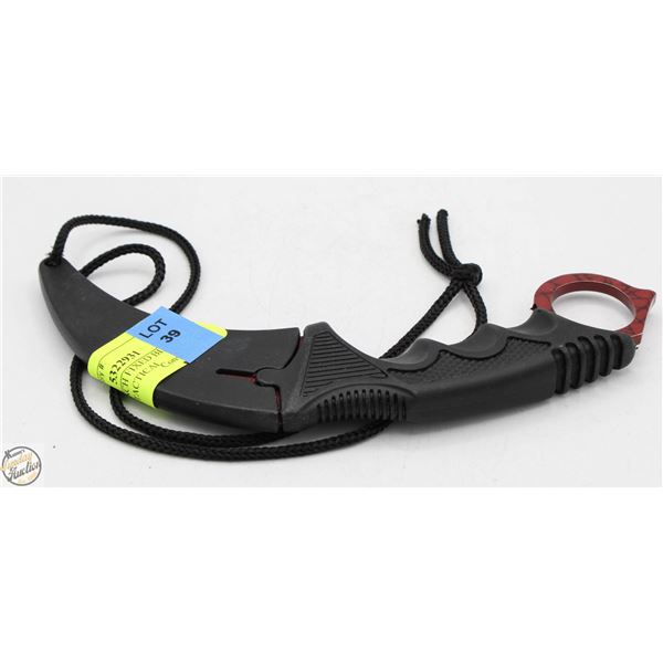 FALCON 4 INCH FIXED BLADE KARAMBIT TACTICAL