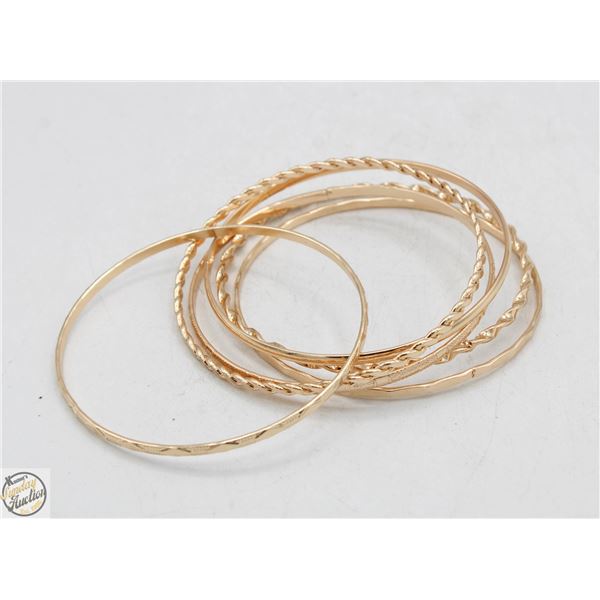 6PCS THIN CHAIN BRACELET SET,