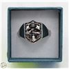 Image 1 : SWORD WIELDING WARRIOR RING SIZE 11
