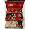 Image 1 : ESTATE VINTAGE LOCKING JEWELLERY BOX WITH