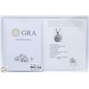 Image 2 : #2627-1.00 CT GRA CERTIFIED ROUND BRILLIANT CUT