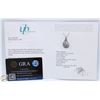 Image 2 : #2629-3.00 CT GRA CERTIFIED ROUND BRILLIANT CUT