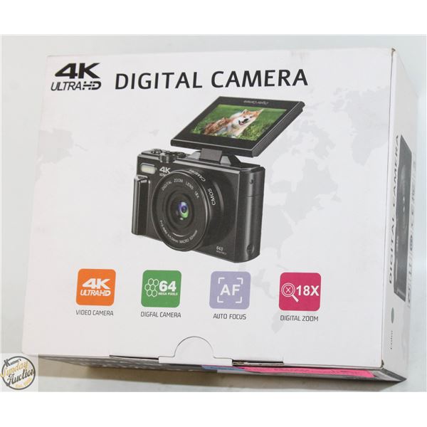 BRAND NEW DIGITAL CAMERA 4K ULTRA HD