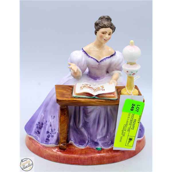 ENGLISH FIGURINE "THE ILLUSTRIOUS LADIES OF THE