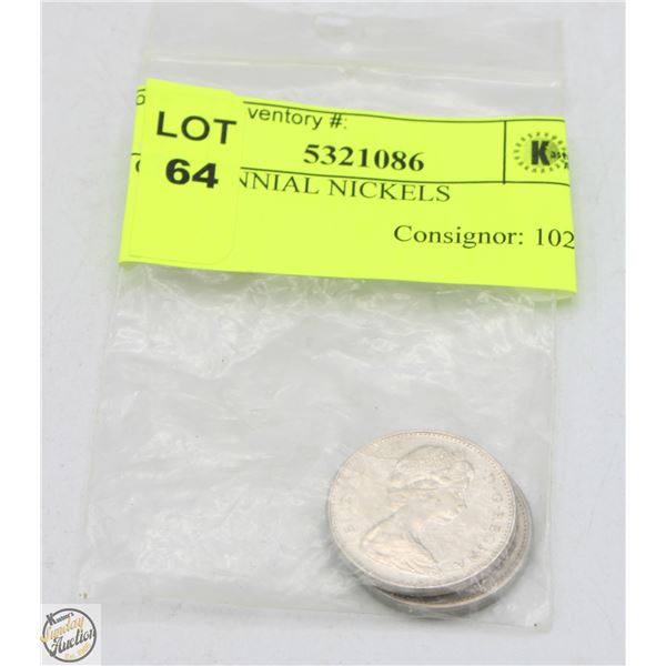2 CENTENNIAL NICKELS