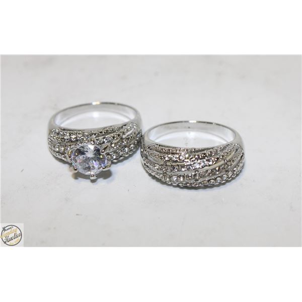 TWO-PIECE RING SET SZ8