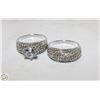 Image 1 : TWO-PIECE RING SET SZ8