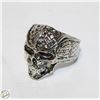 Image 1 : HEAVY SKULL HEAD RINGS BIKER SZ 11