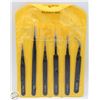 Image 1 : 6 PRECISION ANTIMAGNETIC STAINLESS-STEEL TWEEZERS