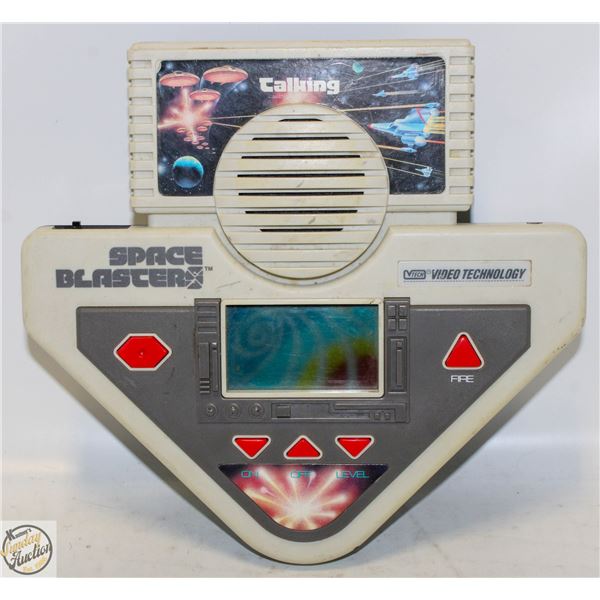 1988 VTECH SPACE BLASTERS TALKING VIDEO GAME