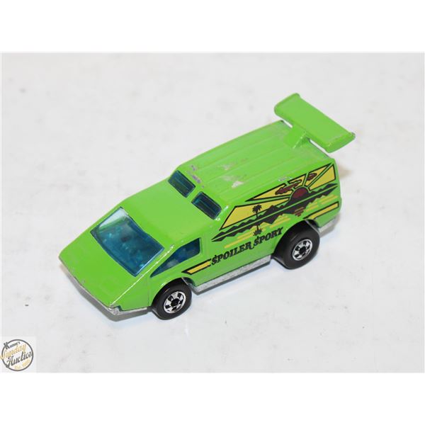 1976 HOT WHEELS SPOILER SPORT GREEN VAN