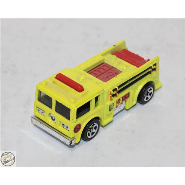 1976 HOT WHEELS YELLOW FIRE EATER ENGINE