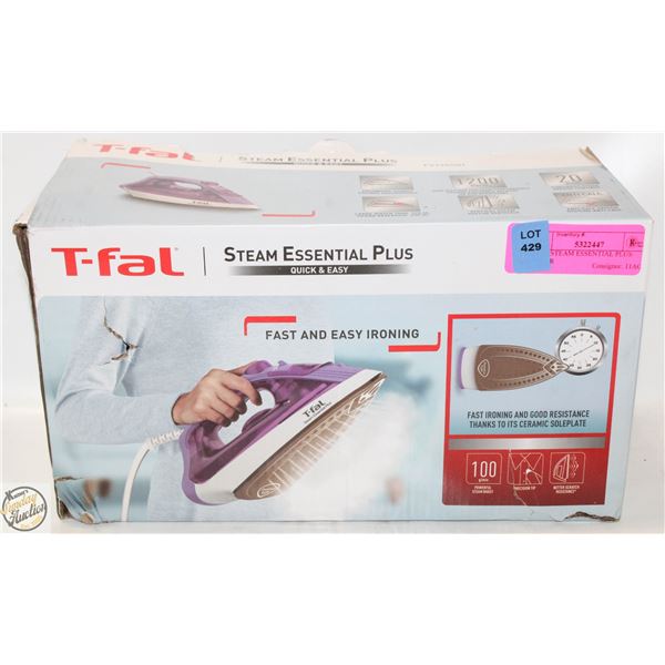 T-FAL STEAM ESSENTIAL PLUS IRONER