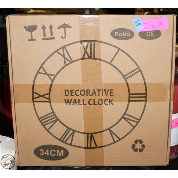 BRAND NEW DECORATIVE WALL CLOCK