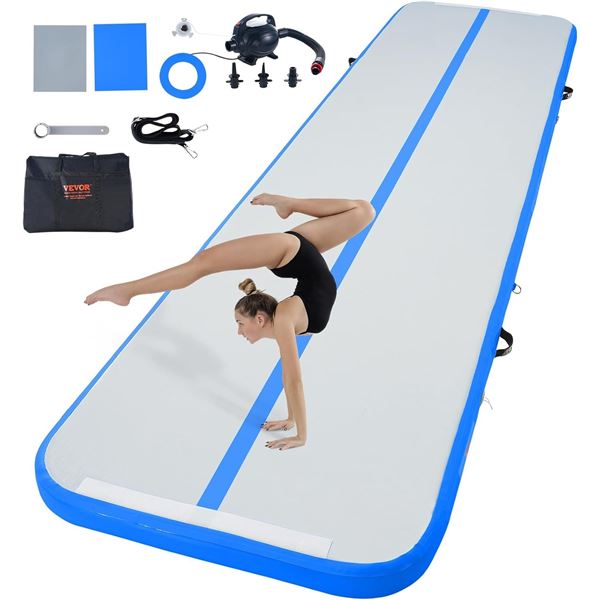 NEW WITH BOX VEVOR GYMNASTICS AIR MAT, 4" THICK