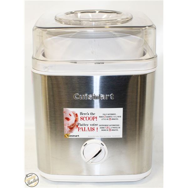 CUISINART FROZEN YOGURT-SORBET & ICE CREAM MAKER