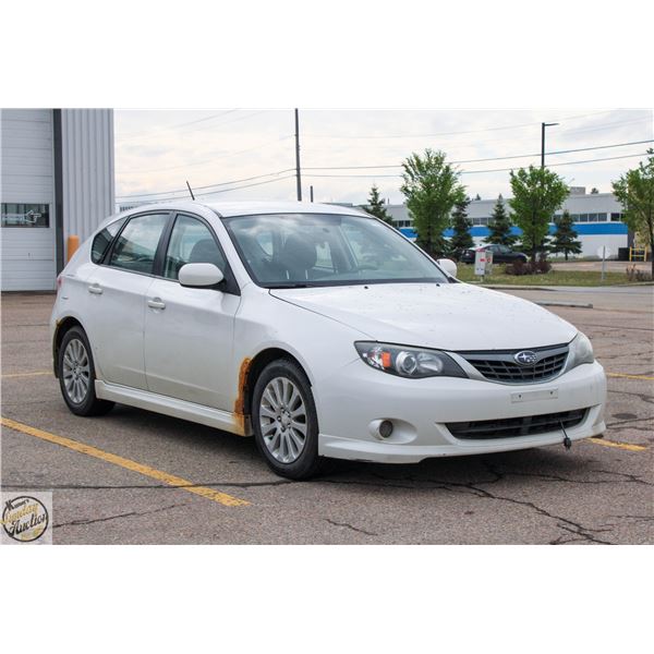 2008 UNRESERVED! SUBARU IMPREZA HATCHBACK