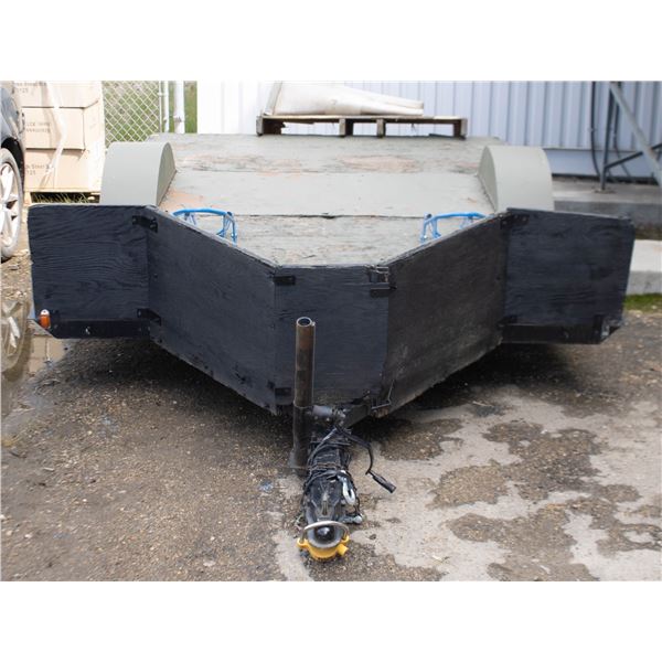 CUSTOM DUAL MOTORCYCLE TRAILER 84" X 150"