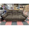Image 1 : LAZY BOY 3 SEAT MOTORIZED RECLINING SOFA