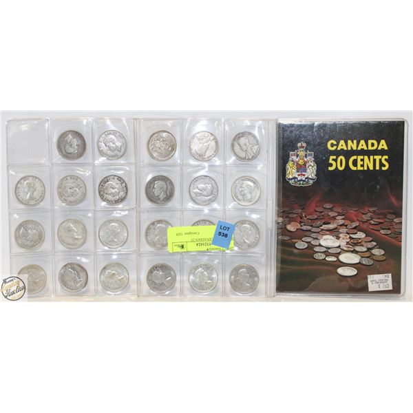 SILVER 50¢ CANADIAN 23