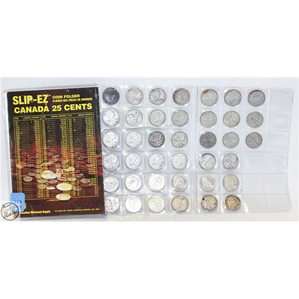 SILVER CANADIAN QUARTERS 39