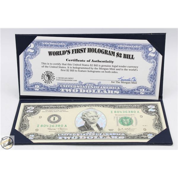 2003 AMERICAN HOLOGRAM 2.00 BILL