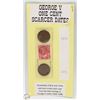 Image 1 : GEORGE V PENNY + STAMP 1921 TO 1931