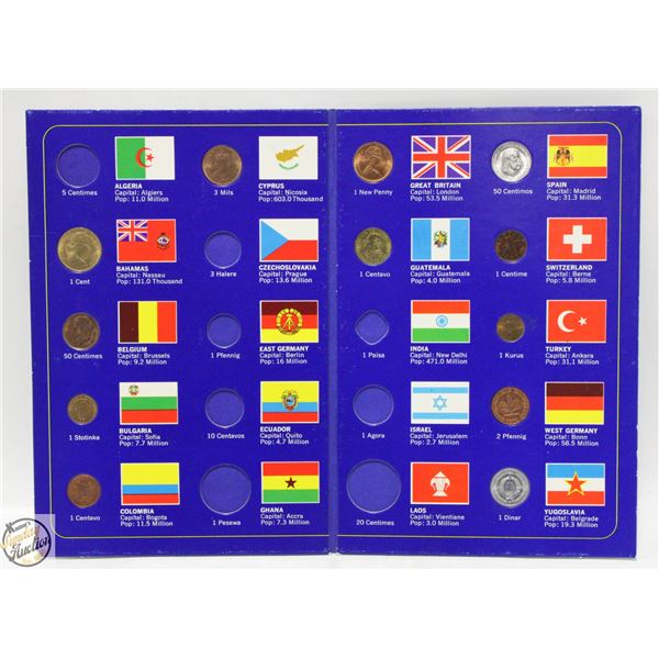 12 COINS OF THE WORLD COLLECTION NOT COMPLETE
