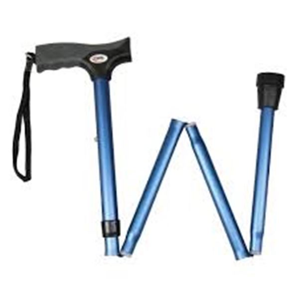 NEW CAREX SOFT GRIP FOLDING CANE