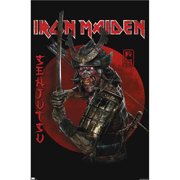 BRAND NEW IRON MAIDEN SENJUTSU COVER WALL POSTER