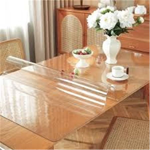 NEW OSTEPDECOR 42 INCH CLEAR TABLE PROTECTOR