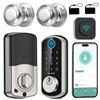 Image 1 : NEW HORNBILL SMART DOOR LOCK SILVER