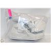 Image 1 : MEKUK SIZE 10 WHITE RUBBER FOX LEATHER SHOES