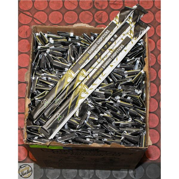 NEW 500 SETS SOEOS CHOPSTICKS WOODEN
