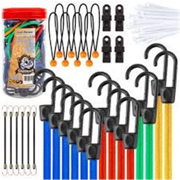 NEW 24 PACK CARTMAN BUNGEE CORDS