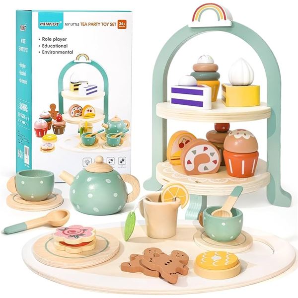 NEW MINNOT MY LITTLE TEA PARTY TOY SET