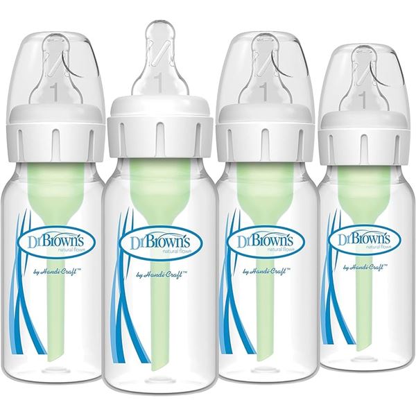 NEW WITH BOX DR BROWNS 4 PACK NARROW BOTTLES