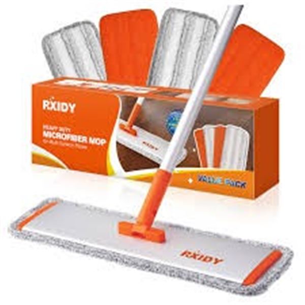 NEW RXIDY HEAVY DUTY MICROFIBER MOP VALUE PACK