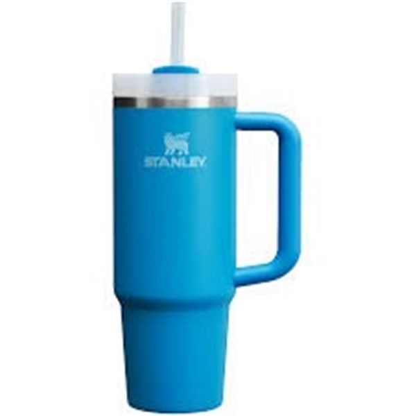 NEW UNPACKED 30 OZ STANLEY TUMBLER BLUE NO BOX