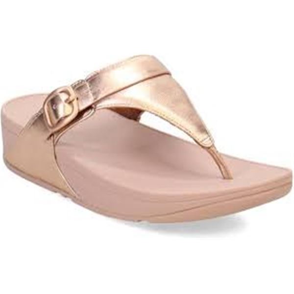 NEW FITFLOP LULU ADJUSTABLE LEATHER TOE-POST SANDA