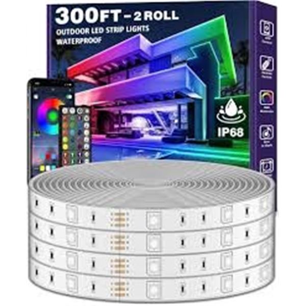 NEW WITH BOX OUTDOOR LED STRIP LIGHTS WATERPROOF