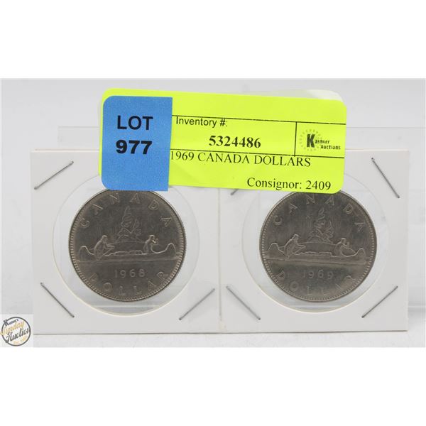 1968 & 1969 CANADA DOLLARS