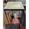 Image 1 : METAL PLANT STAND WITH CERAMIC DESIGN TOP