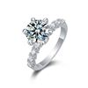 Image 5 : 2 CT GRA CERTIFIED ROUND BRILLLIANT MOISSANITE 925S