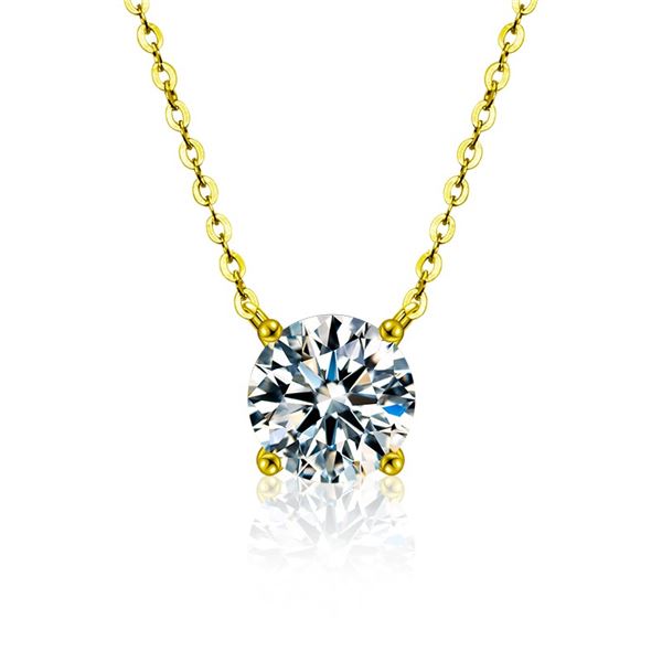 18KGP STAMPED 1 CT GRA CERTIFIED BRILLIANT CUT